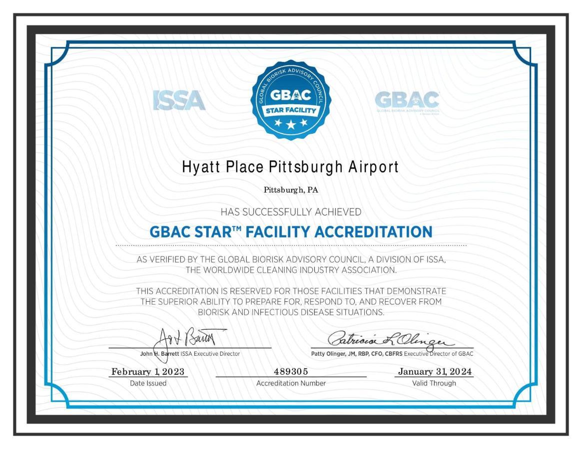 Hyatt Place Pittsburgh Airport Robinson Township Exteriör bild