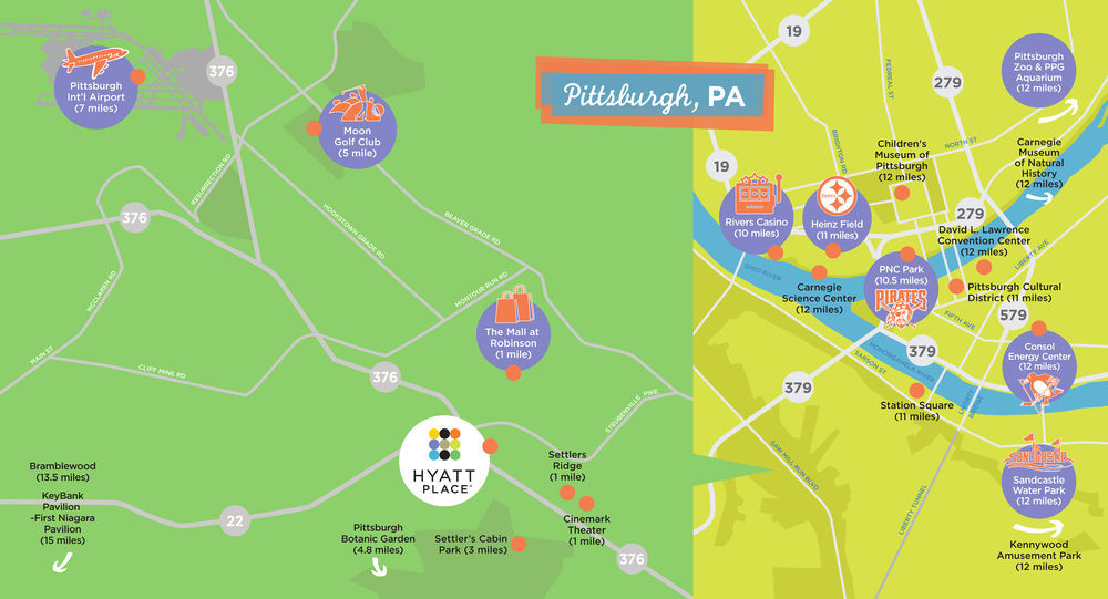 Hyatt Place Pittsburgh Airport Robinson Township Exteriör bild